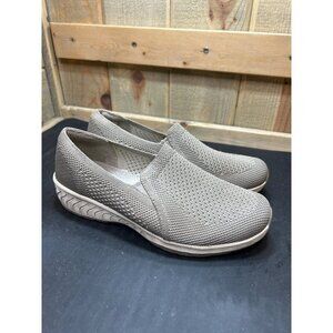 Skechers Womens Relaxed Fit Air-Cooled Memory Foam Slip-On Shoes Size 7 Taupe